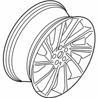 OEM 2021 Lincoln Nautilus Wheel, Alloy - KA1Z-1007-E