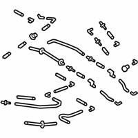 OEM 2018 Lexus LS500h Hose Assembly, Washer - 85370-50180