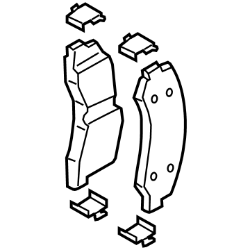 OEM 2021 Ford F-150 KIT - BRAKE LINING - ML3Z-2001-C