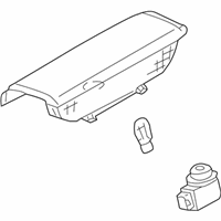 OEM Infiniti M45 Lamp Assembly-Stop, High Mounting - 26590-AJ001