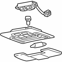 OEM 2002 Hyundai XG350 Overhead Console Lamp Assembly - 92820-39000-CI