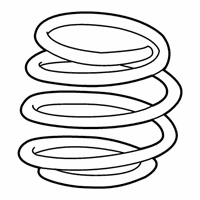 OEM 2020 BMW X4 FRONT COIL SPRING - 31-33-8-090-598