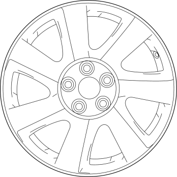 OEM 2016 Toyota Mirai Wheel, Alloy - 42611-62040