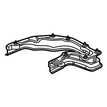 OEM RUBBER, HOOD SEAL - 17255-64A-A01