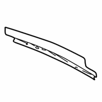 OEM BMW 330i Window Frame Cover, Front Left Door - 51-33-8-160-969