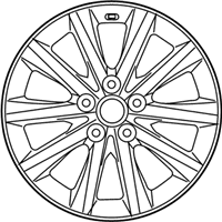 OEM 2020 Lexus IS350 Wheel, Disc - 42611-53510