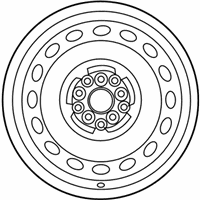 OEM 2021 Toyota Corolla Wheel, Alloy - 42611-12F00