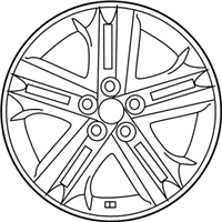 OEM 2019 Toyota Corolla Wheel, Alloy - 42611-12E00