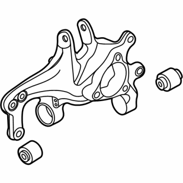 OEM 2020 Hyundai Sonata Carrier Assembly-Rear Axle, LH - 52710-L1500