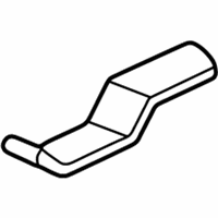 OEM 2001 Acura RL Pad, Passenger Side Armrest (Mild Beige) (Leather) - 83523-SZ3-J10ZC