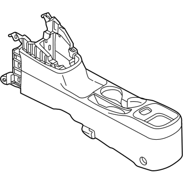 OEM 2022 Nissan Versa Box Assy-Console, Front Floor - 96910-5RL0A
