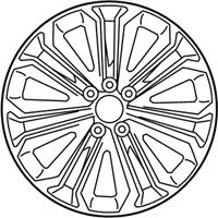 OEM 2016 Toyota Corolla Wheel, Alloy - 42611-02G31