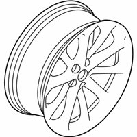 OEM Ford Police Interceptor Sedan Wheel, Alloy - DG1Z-1007-H