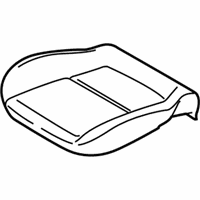 OEM 2014 Ford Transit Connect Seat Cushion Pad - DT1Z-17632A22-C