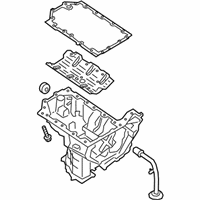 OEM 2018 Ford F-150 Oil Pan - JL3Z-6K040-A