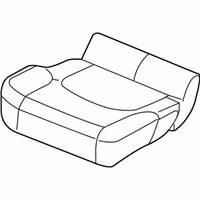 OEM 2009 Nissan Frontier Cushion Assy-Front Seat - 87300-EA700