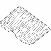 OEM Nissan Pathfinder Floor-Front - 74312-3JA0A