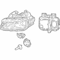 OEM 2021 Hyundai Kona Electric Headlamp Assembly, Left - 92101-J9170