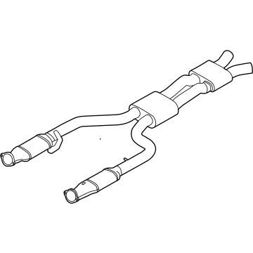 OEM BMW M4 RP CATALYTIC CONVERTER W.CEN - 18-30-9-503-712