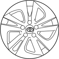 OEM 2016 Toyota Prius Wheel Cover - 42602-47201