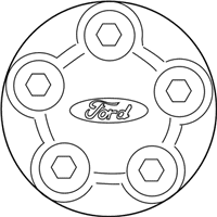 OEM 1999 Ford Ranger Wheel Cap - YL5Z-1130-BA