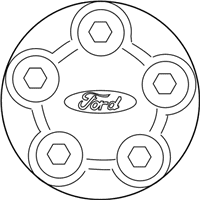 OEM 1998 Ford Ranger Wheel Cap - YL5Z-1130-BA