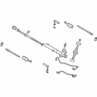 OEM 2004 Infiniti FX35 Power Steering Gear & Linkage Assembly - 49001-CG101