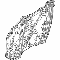 OEM BMW 330i xDrive Carrier, Door Front Left - 51-33-8-498-853