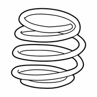 OEM 2021 BMW 330i xDrive FRONT COIL SPRING - 31-33-6-890-980