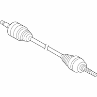 OEM Lexus GS460 Shaft Assy, Rear Drive, LH - 42340-30160