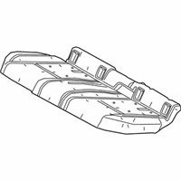 OEM 2022 Lexus UX250h Pad Sub-Assembly RR Sea - 71503-76020