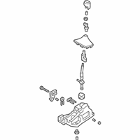 OEM Hyundai Lever Complete-Gear Shift - 43700-2V110