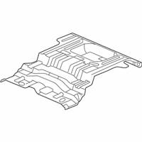 OEM Chevrolet Trailblazer EXT Panel-Rear Floor - 15133344