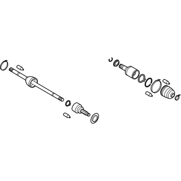 OEM 2022 Toyota GR86 Axle Assembly - SU003-08850