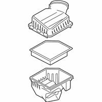 OEM Ford Mustang Air Cleaner Assembly - 7R3Z-9600-E