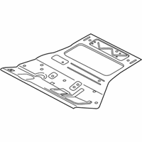 OEM 2020 BMW X4 FRONT TRUNK FLOOR - 41-00-7-493-927