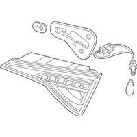 OEM Hyundai Sonata Lamp Assembly-Rear Combination Inside, LH - 92403-C2100