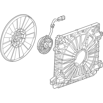 OEM 2022 Cadillac CT5 Fan Assembly - 84798305