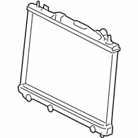 OEM 2014 Cadillac CTS Radiator - 25887194
