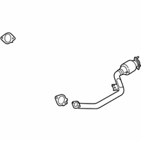 OEM 2016 Hyundai Genesis Left Muffler Assembly - 28600-B1320