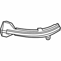 OEM BMW 740Li xDrive Auxiliary Turn Indicator, Mirror, Right - 63-13-7-308-536