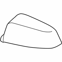 OEM 2015 BMW ActiveHybrid 5 Outside Mirror Cover Cap, Primed, Right - 51-16-7-216-370