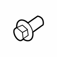 OEM Mercury Shield Screw - -W500221-S437