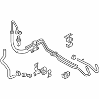 OEM 2005 Infiniti G35 Power Steering Hose & Tube Set - 49710-AM800