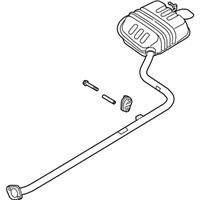 OEM 2020 Kia Optima Rear Muffler Assembly - 28710A8010