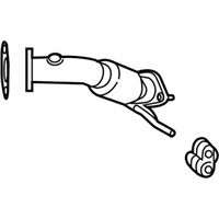 OEM 2020 Kia Optima Front Muffler Assembly - 28610A8010
