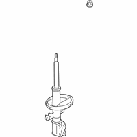 OEM Lexus RX330 Absorber Assy, Shock, Rear RH - 48530-49295