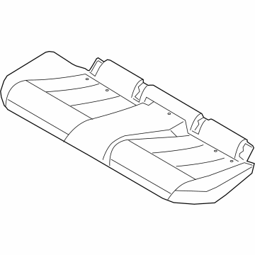 OEM BMW M4 FOAM SECTION, SEAT - 52-20-7-496-205