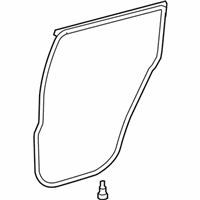 OEM 2013 Toyota Highlander Door Weatherstrip - 67872-48050
