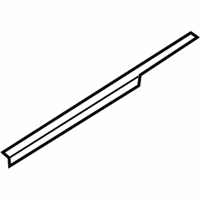 OEM 2020 BMW 530e xDrive Channel Seal, Inner, Door, Rear Left - 51-35-7-336-983